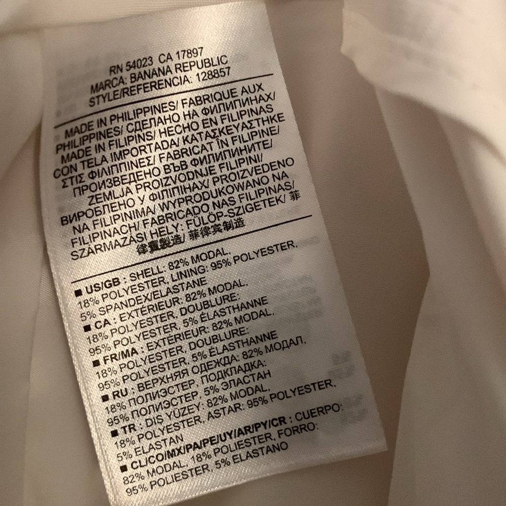 BNWT-Wide leg tuxedo style pants - Picture 7 of 7